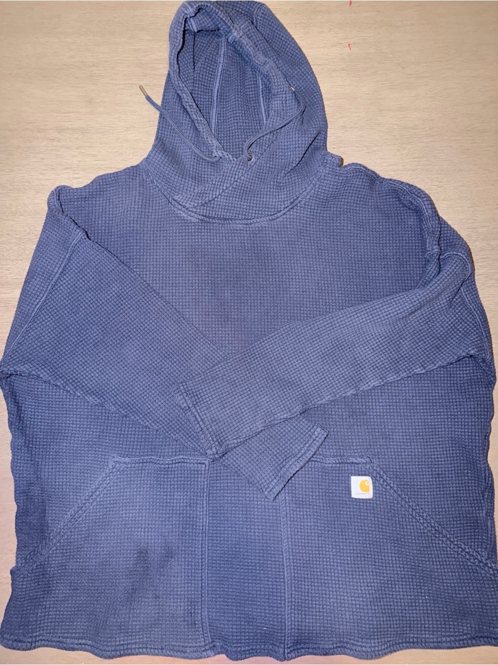 Carhartt Navy Thermal Knit Hoodie